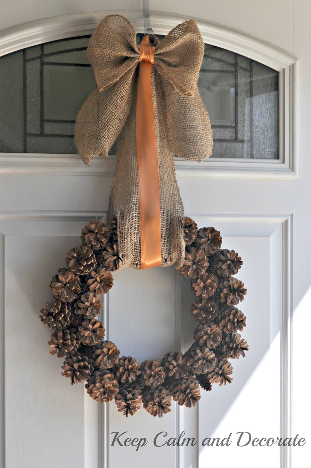 Pinecone and acorn wreaths