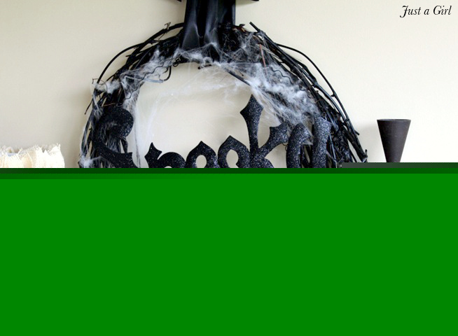 Spooky Cobweb Halloween Wreath