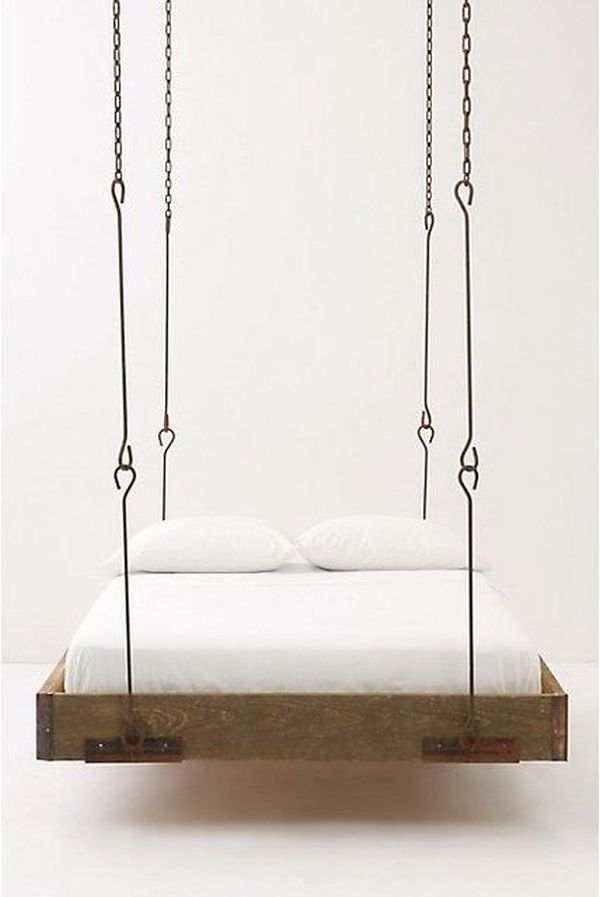 Barnwood Hanging Bed