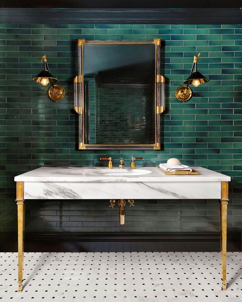 Green Subway Tile