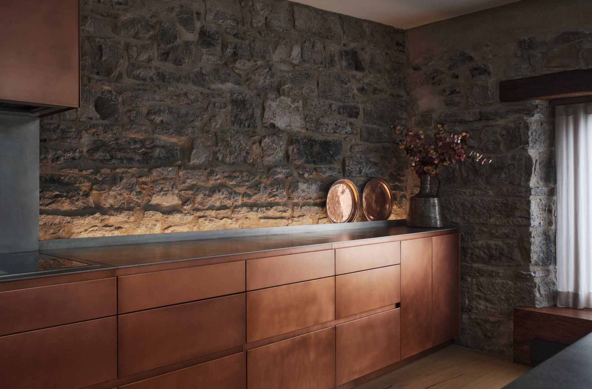 Stone Copper Kitchen