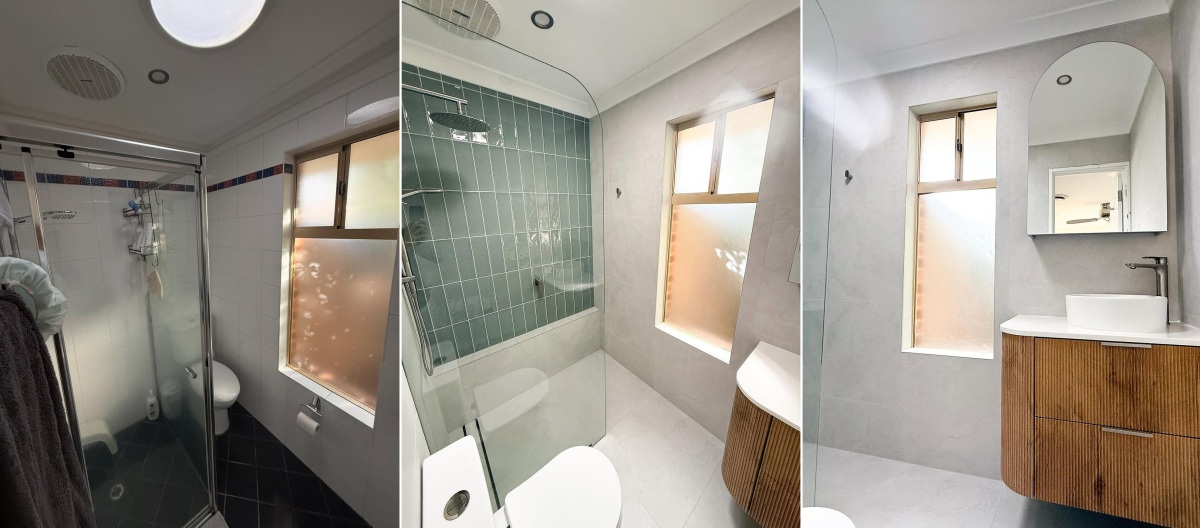 From black to light green decor