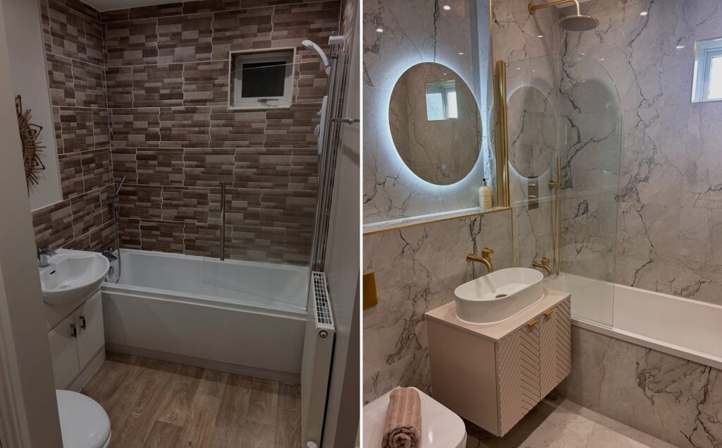 From old tiles to luxury bathroom 1024x635