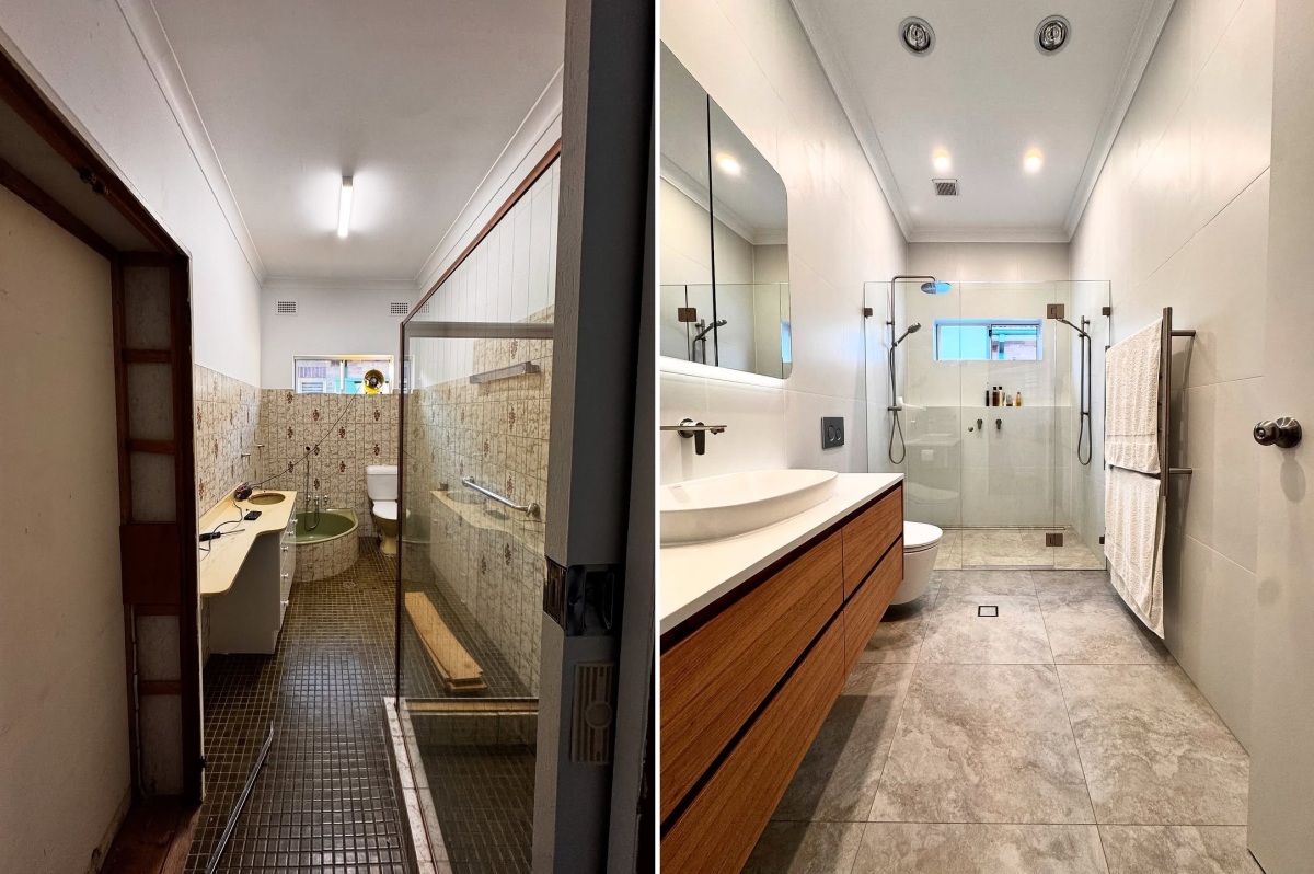 Most beautiful trasnformation bathroom