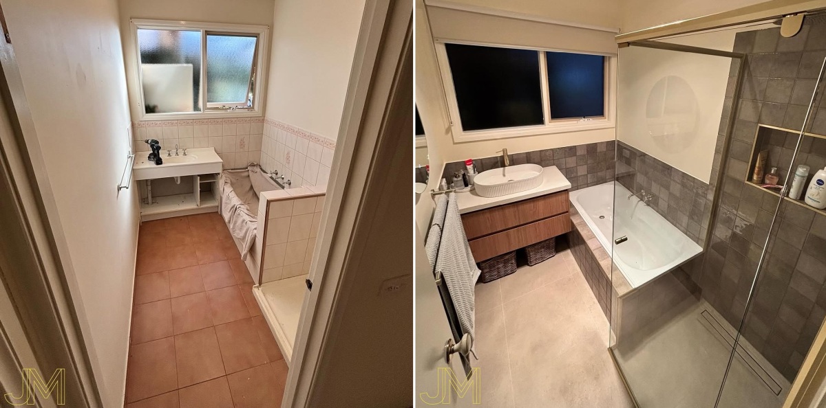 More space for bathroom renovation