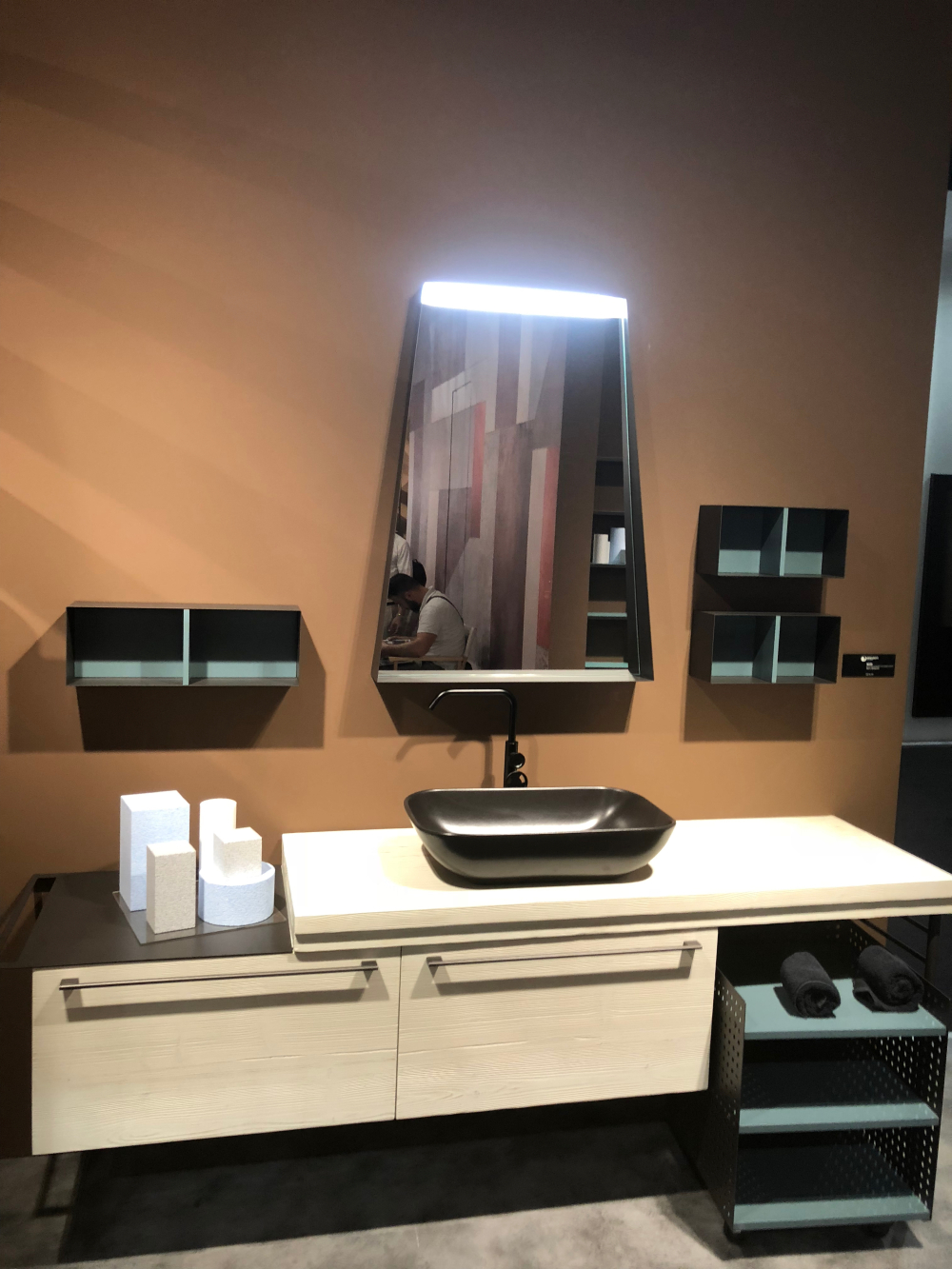 Modern Contrast Vanity