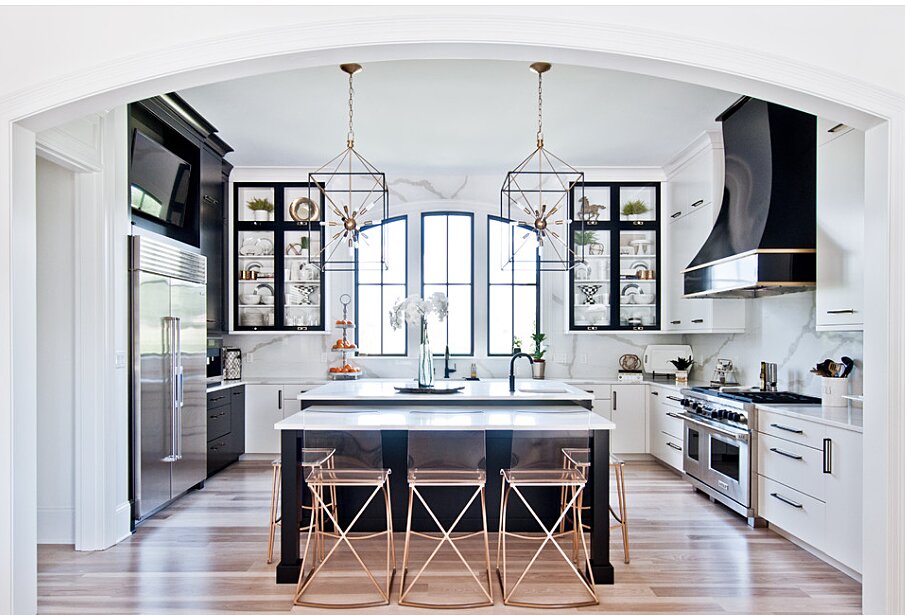 Black Kitchen Cabinet Doors