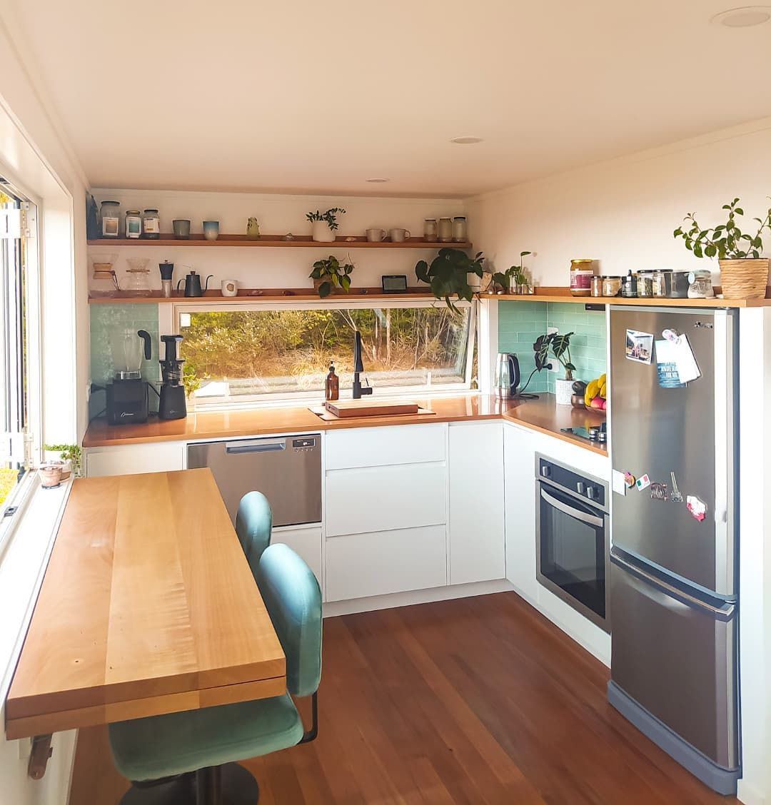 Corner Kitchen With Panoramic Window