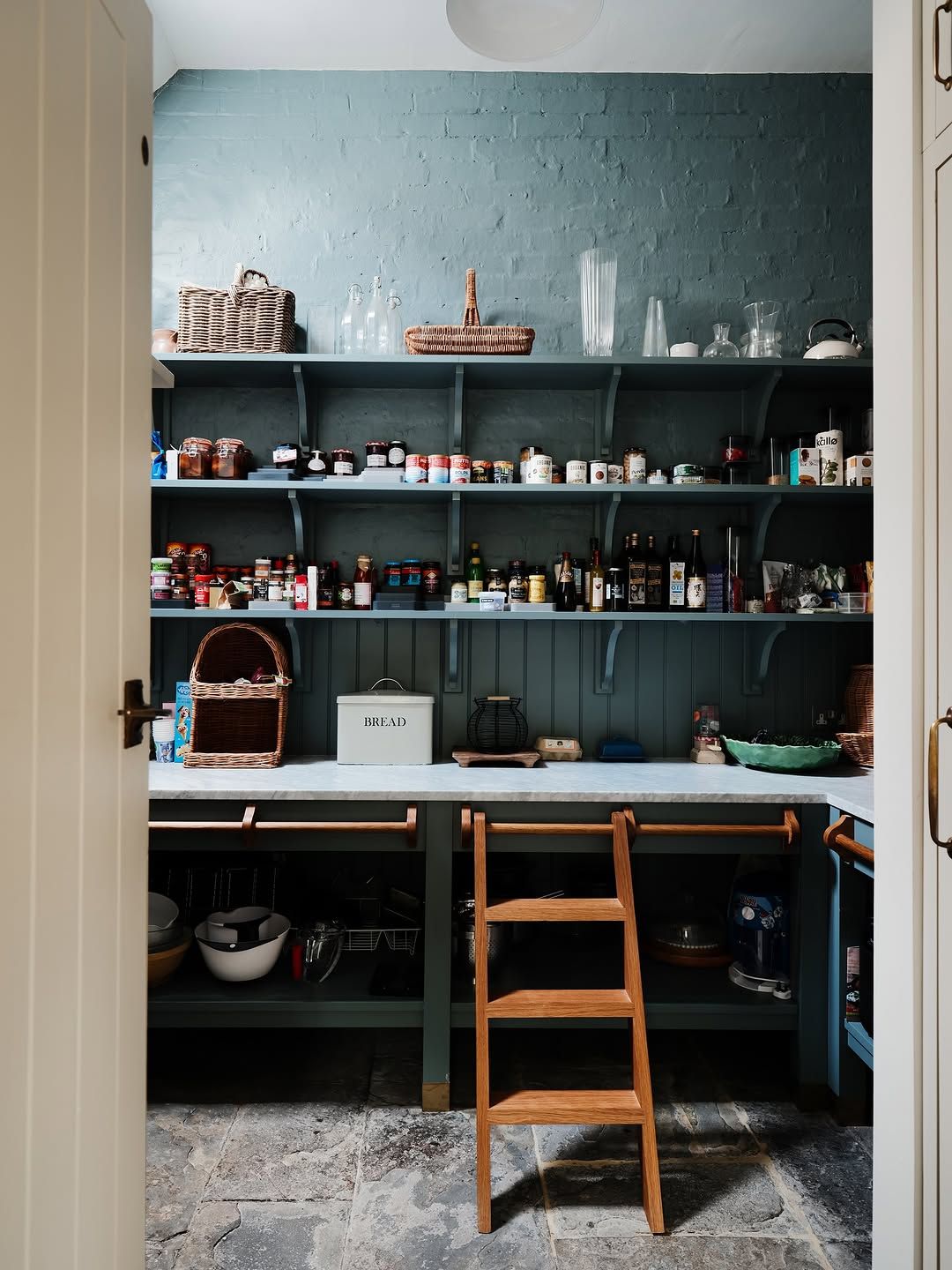 Deep Pantry with Ladder Access