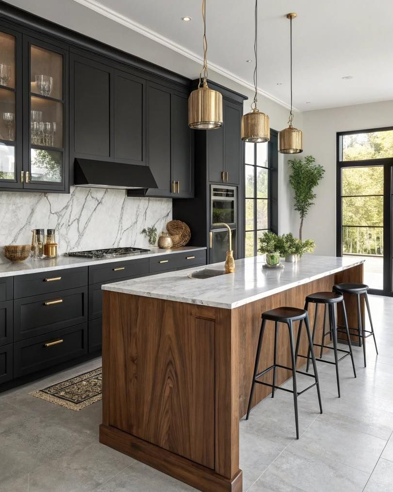 Marble and Walnut Mix