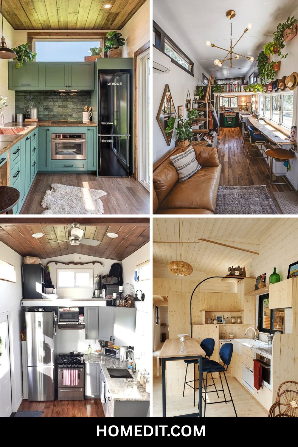 Tiny house living kitchen design ideas